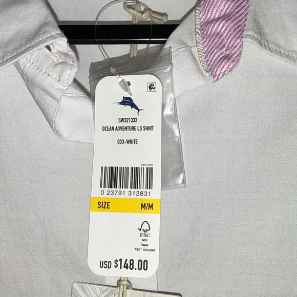 Tommy Bahama Ocean Adventure Long Sleeve Button-Up Shirt - Picture 3 of 9